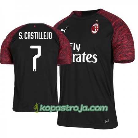 Billiga Fotbollströjor AC Milan Samu Castillejo 7 Tredje tröja 2018/19 Kortärmad